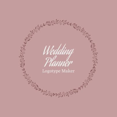 Wedding Services Logo Maker with Calligraphy Font